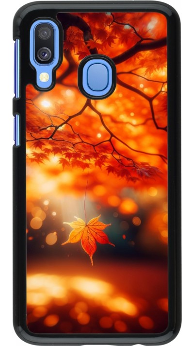 Samsung Galaxy A40 Case Hülle - Herbst Magisch Orange