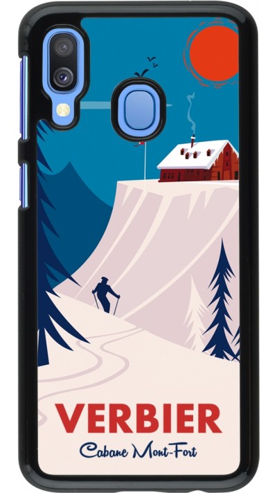 Samsung Galaxy A40 Case Hülle - Verbier Cabane Mont-Fort