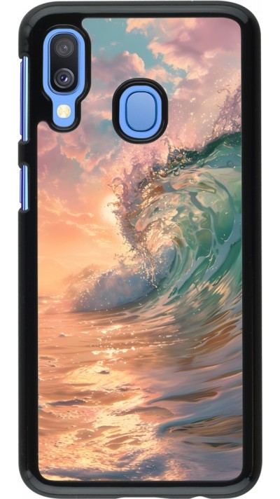 Samsung Galaxy A40 Case Hülle - Wave Sunset