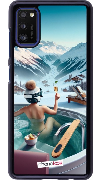 Samsung Galaxy A41 Case Hülle - Berg Glamour Whirlpool