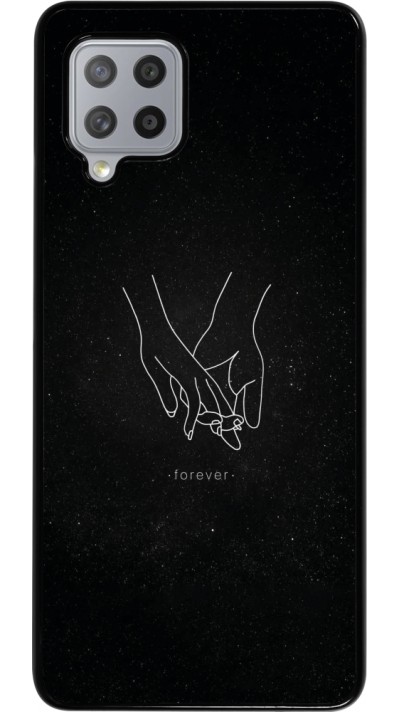 Samsung Galaxy A42 5G Case Hülle - Valentine 2023 hands forever