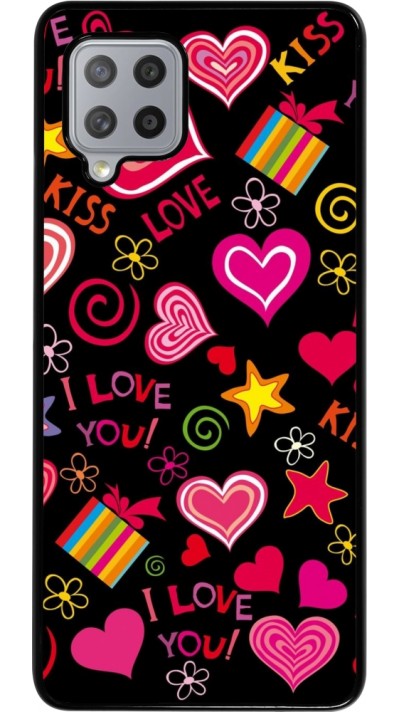 Samsung Galaxy A42 5G Case Hülle - Valentine 2023 love symbols