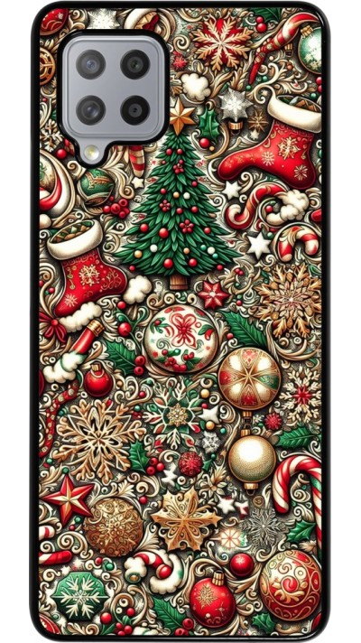 Samsung Galaxy A42 5G Case Hülle - Weihnachten 2023 Mikromuster