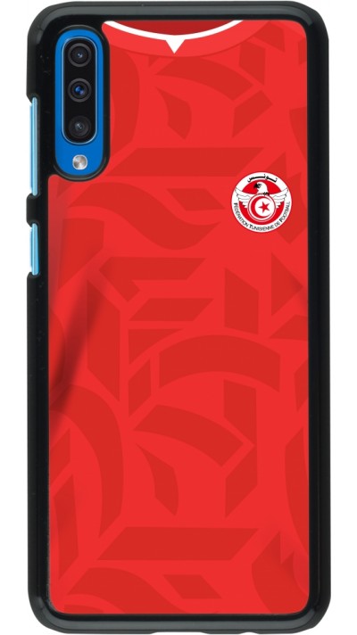 Samsung Galaxy A50 Case Hülle - Tunesien 2022 personalisierbares Fussballtrikot