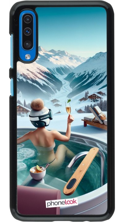 Samsung Galaxy A50 Case Hülle - Berg Glamour Whirlpool