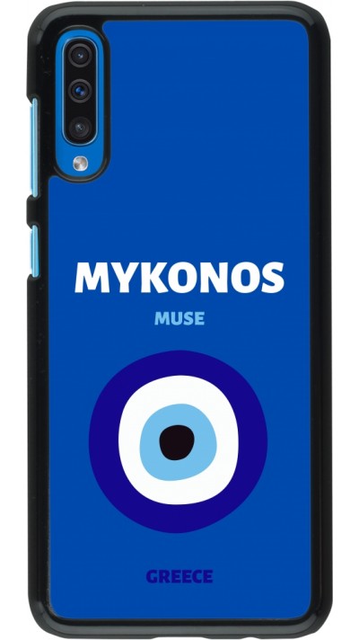 Samsung Galaxy A50 Case Hülle - Pop Summer Destination Mykonos