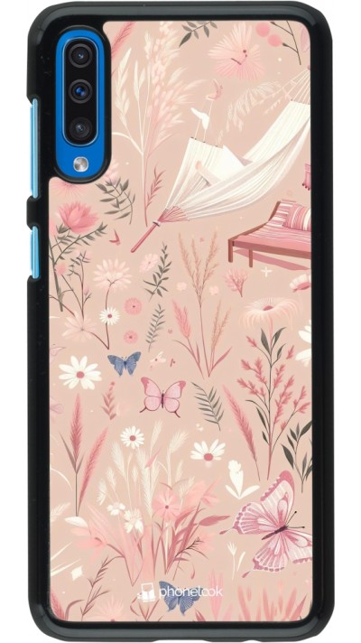 Samsung Galaxy A50 Case Hülle - Sommer Pastellmuster