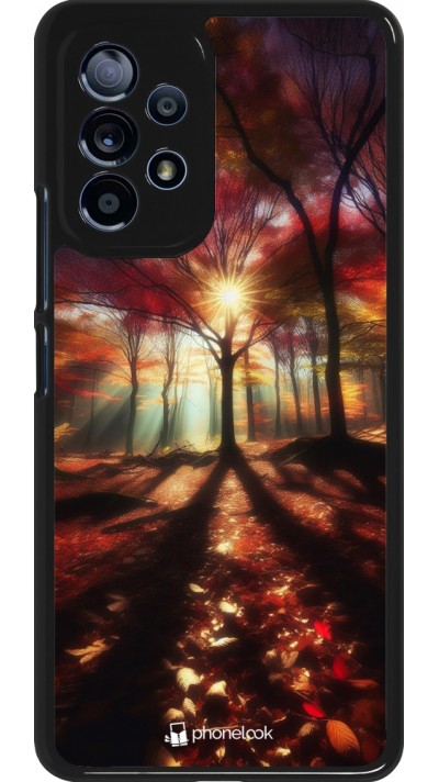 Samsung Galaxy A53 5G Case Hülle - Herbstlicher goldener Glanz