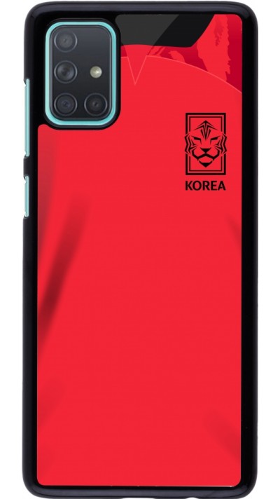 Samsung Galaxy A71 Case Hülle - Südkorea 2022 personalisierbares Fussballtrikot