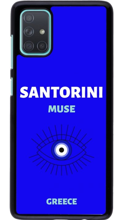 Samsung Galaxy A71 Case Hülle - Pop Summer Destination Santorini