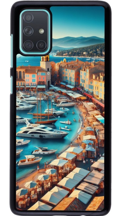 Samsung Galaxy A71 Case Hülle - Saint-Tropez Strand