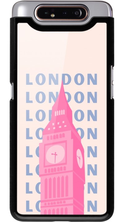 Samsung Galaxy A80 Case Hülle - London Pink Print