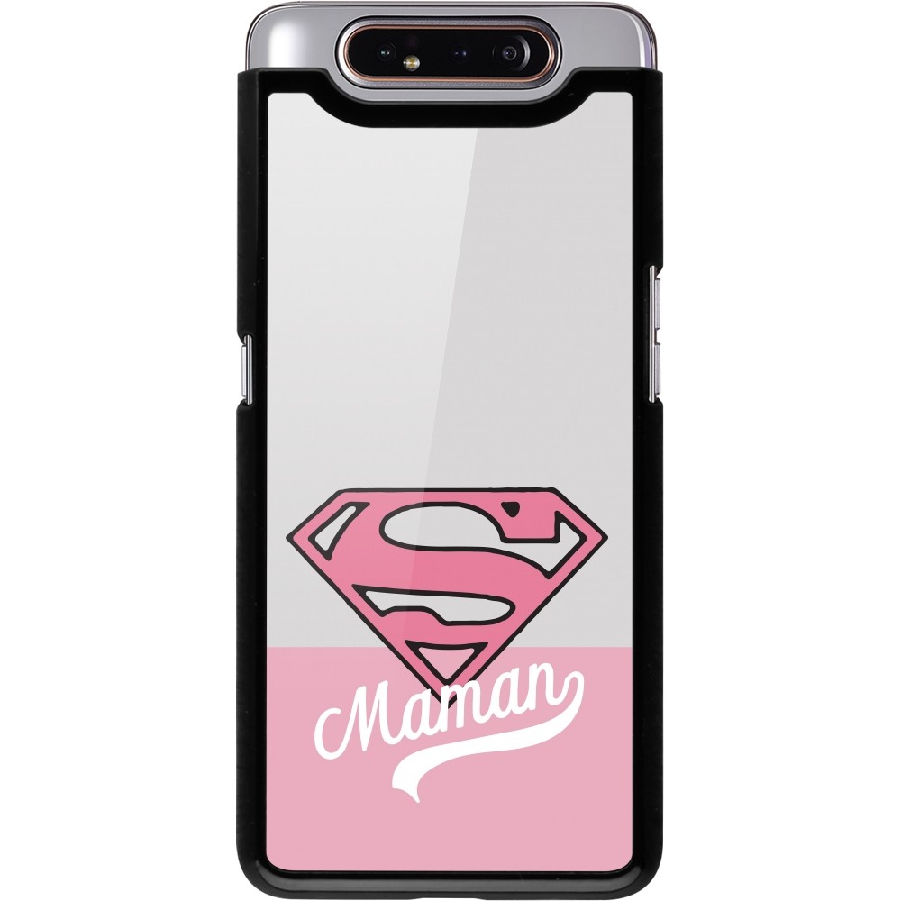 Samsung Galaxy A80 Case Hülle - Mom 2024 Super hero maman