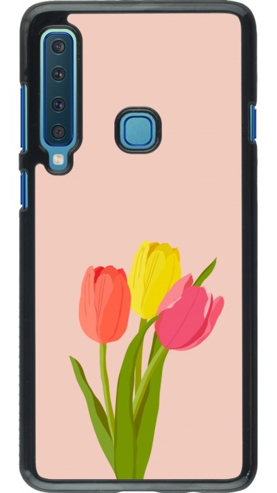 Samsung Galaxy A9 Case Hülle - Spring 23 tulip trio