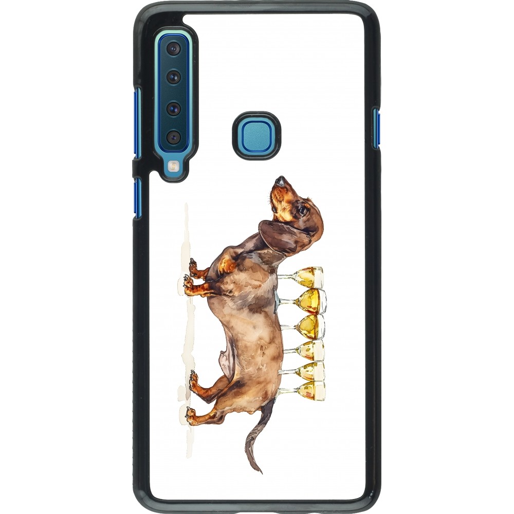 Samsung Galaxy A9 Case Hülle - Wine Teckel