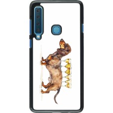 Samsung Galaxy A9 Case Hülle - Wine Teckel