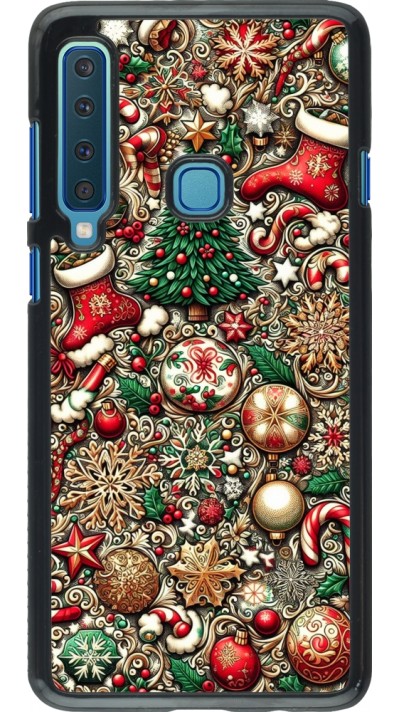 Samsung Galaxy A9 Case Hülle - Weihnachten 2023 Mikromuster