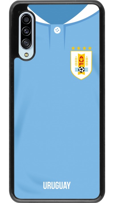 Samsung Galaxy A90 5G Case Hülle - Uruguay 2022 personalisierbares Fussballtrikot