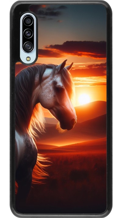 Samsung Galaxy A90 5G Case Hülle - Majestätischer Sonnenuntergang Pferd