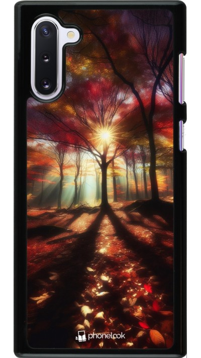 Samsung Galaxy Note 10 Case Hülle - Herbstlicher goldener Glanz