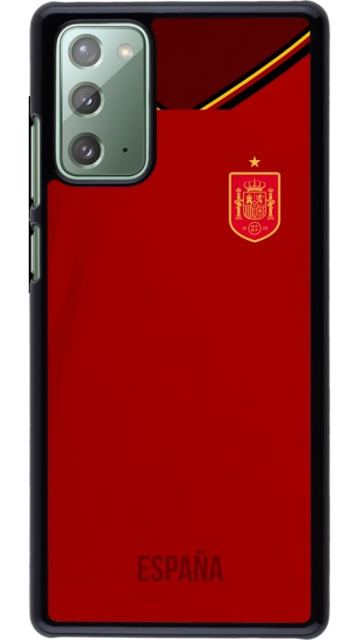 Samsung Galaxy Note 20 Case Hülle - Spanien 2022 personalisierbares Fußballtrikot