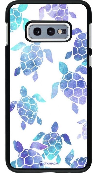 Hülle Samsung Galaxy S10e - Turtles pattern watercolor