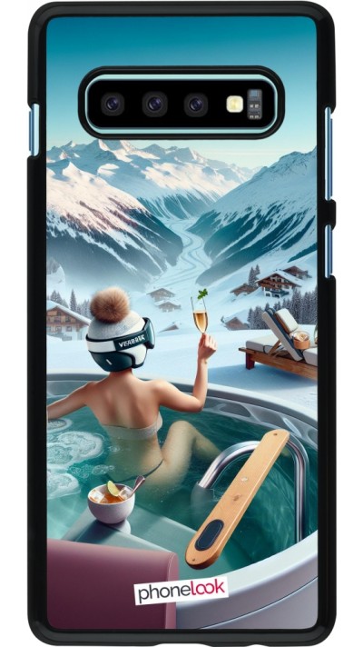 Samsung Galaxy S10+ Case Hülle - Berg Glamour Whirlpool