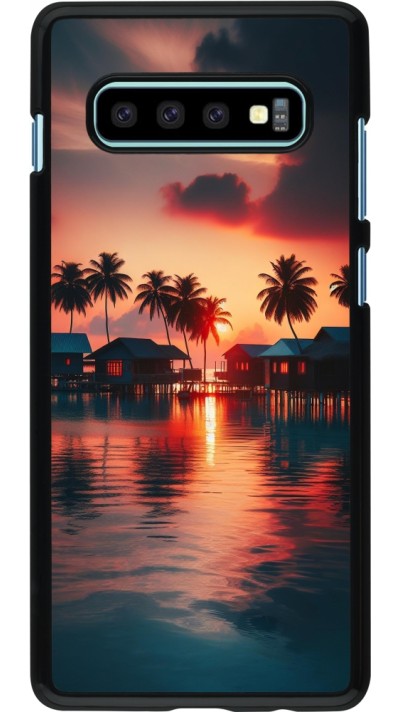 Samsung Galaxy S10+ Case Hülle - Paradies Malediven