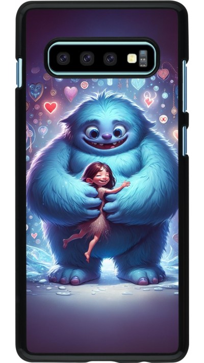 Samsung Galaxy S10+ Case Hülle - Valentin 2024 Flauschige Liebe