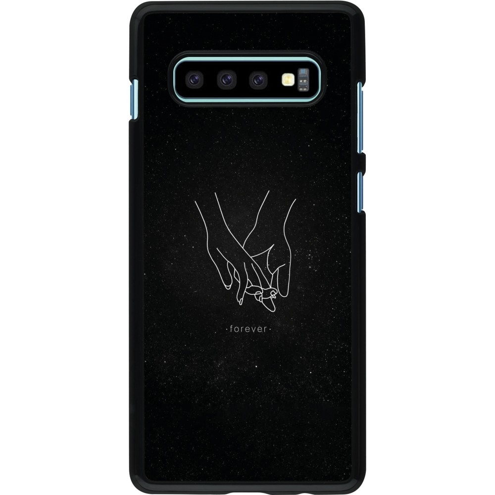 Samsung Galaxy S10+ Case Hülle - Valentine 2023 hands forever