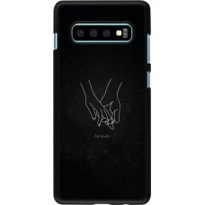 Samsung Galaxy S10+ Case Hülle - Valentine 2023 hands forever