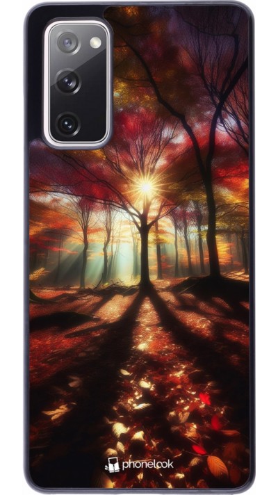 Samsung Galaxy S20 FE 5G Case Hülle - Herbstlicher goldener Glanz