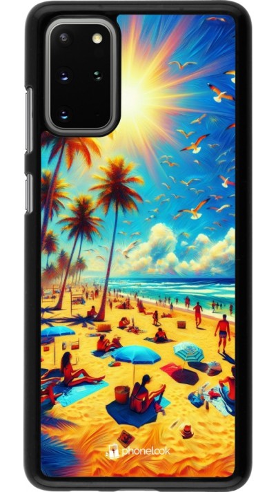 Samsung Galaxy S20+ Case Hülle - Sommer Paradies Farbe