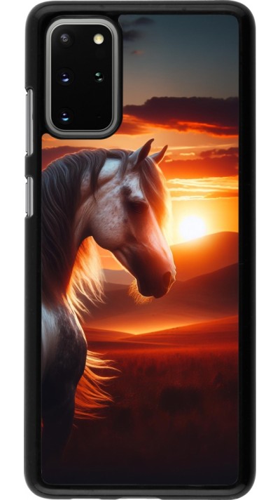 Samsung Galaxy S20+ Case Hülle - Majestätischer Sonnenuntergang Pferd