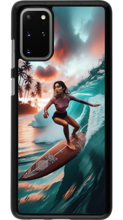 Samsung Galaxy S20+ Case Hülle - Surferin aus Bali