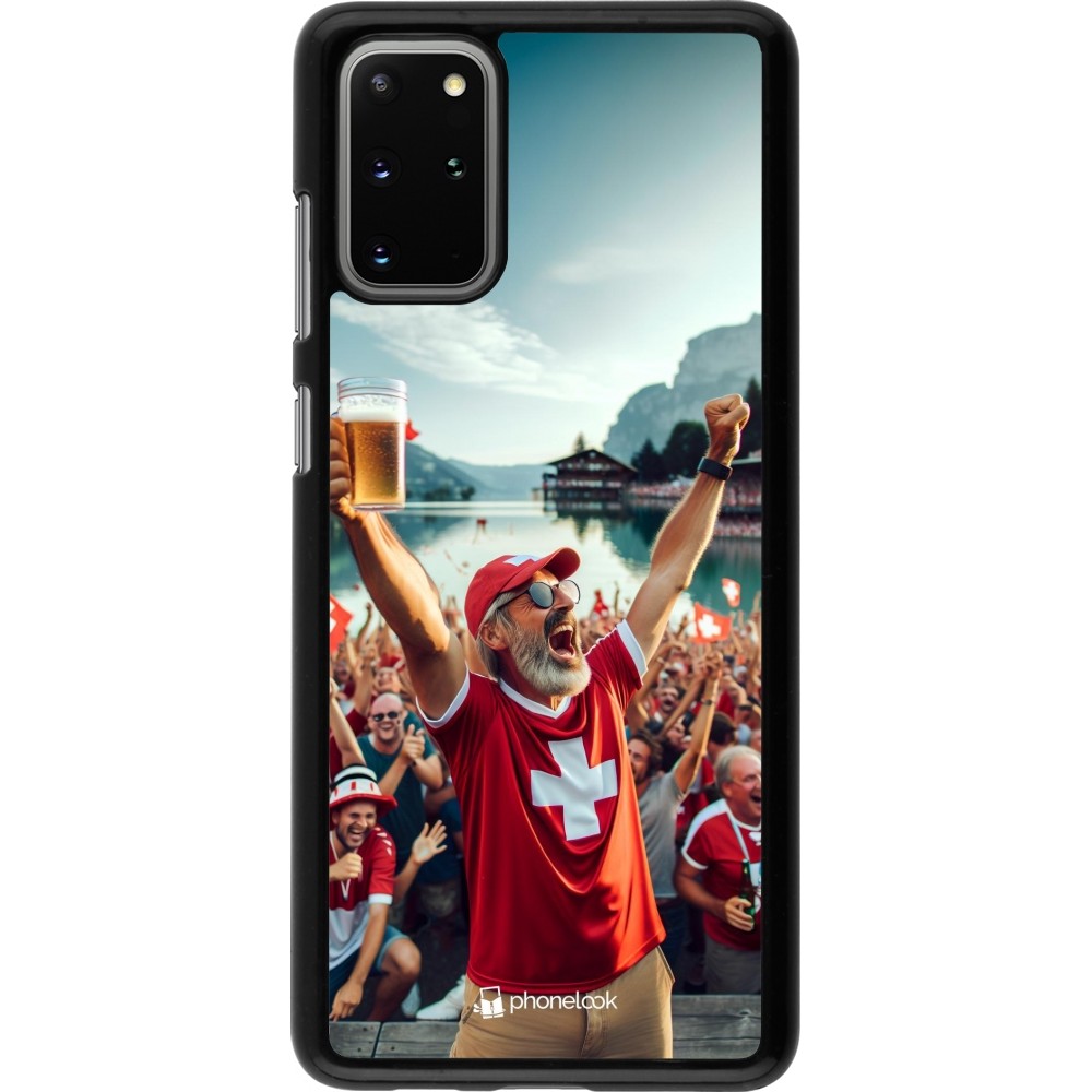 Samsung Galaxy S20+ Case Hülle - Schweizer Sieg Fanzone Euro 2024