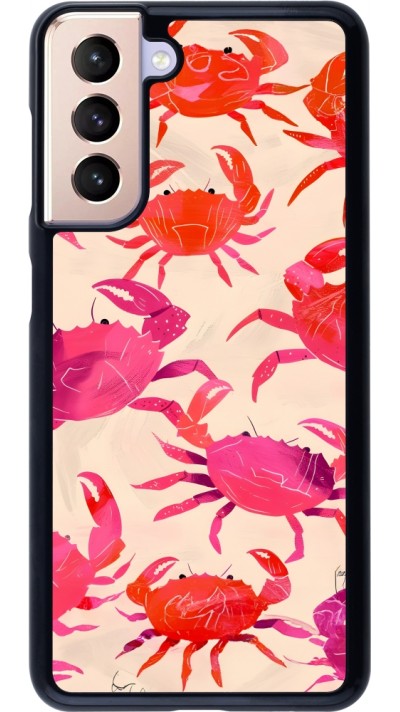 Samsung Galaxy S21 5G Case Hülle - Crabs Paint