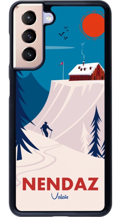 Samsung Galaxy S21 5G Case Hülle - Nendaz Cabane Ski