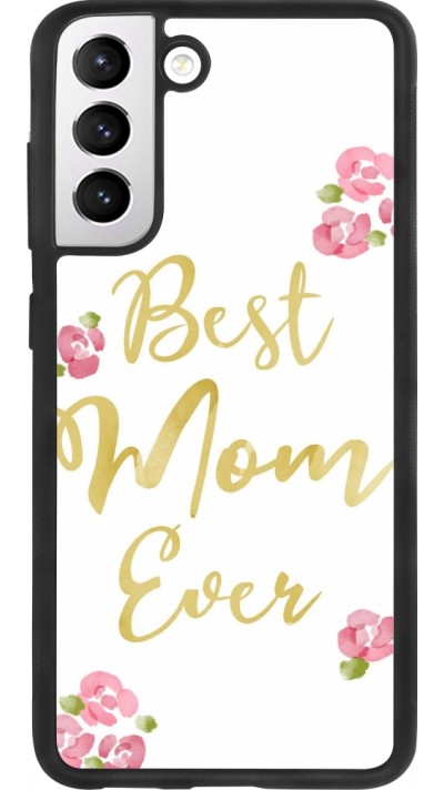 Samsung Galaxy S21 FE 5G Case Hülle - Silikon schwarz Mom 2024 best Mom ever