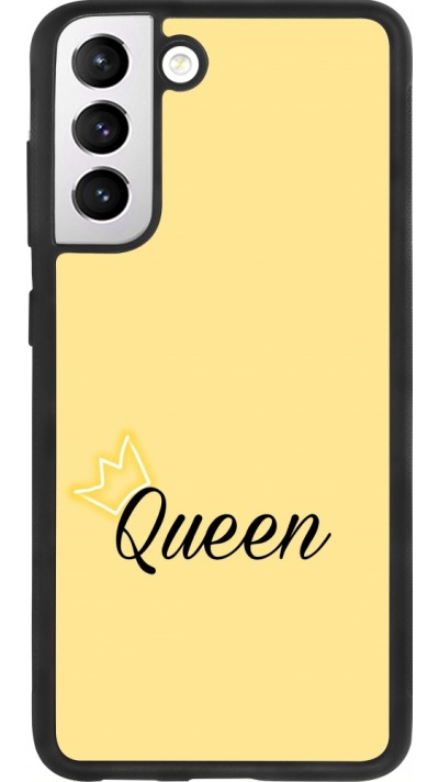 Samsung Galaxy S21 FE 5G Case Hülle - Silikon schwarz Mom 2024 Queen