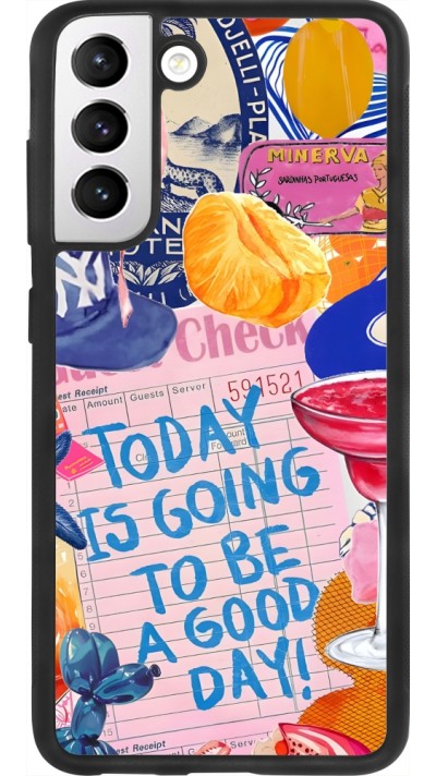 Samsung Galaxy S21 FE 5G Case Hülle - Silikon schwarz Preppy Today is Going to be a good day