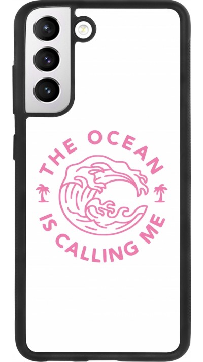 Samsung Galaxy S21 FE 5G Case Hülle - Silikon schwarz The Ocean is calling me