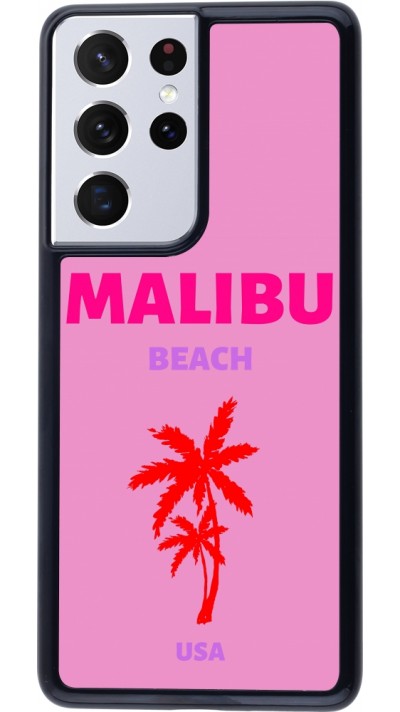 Samsung Galaxy S21 Ultra 5G Case Hülle - Pop Summer Destination Malibu