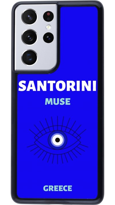 Samsung Galaxy S21 Ultra 5G Case Hülle - Pop Summer Destination Santorini