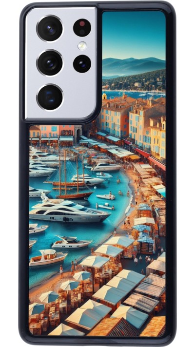 Samsung Galaxy S21 Ultra 5G Case Hülle - Saint-Tropez Strand