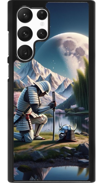 Samsung Galaxy S22 Ultra Case Hülle - Samurai Katana Mond