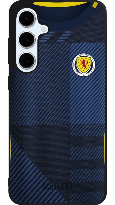 Samsung Galaxy S24 FE Case Hülle - Silikon schwarz Schottland personalisierbares Fussballtrikot