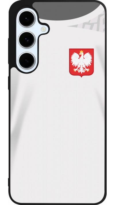 Samsung Galaxy S24 FE Case Hülle - Silikon schwarz Polen 2022 personalisierbares Fussballtrikot