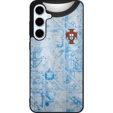 Samsung Galaxy S24 FE Case Hülle - Silikon schwarz Portugal Away personalisierbares Fussballtrikot