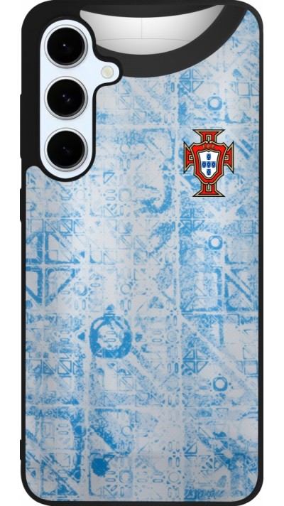 Samsung Galaxy S24 FE Case Hülle - Silikon schwarz Portugal Away personalisierbares Fussballtrikot